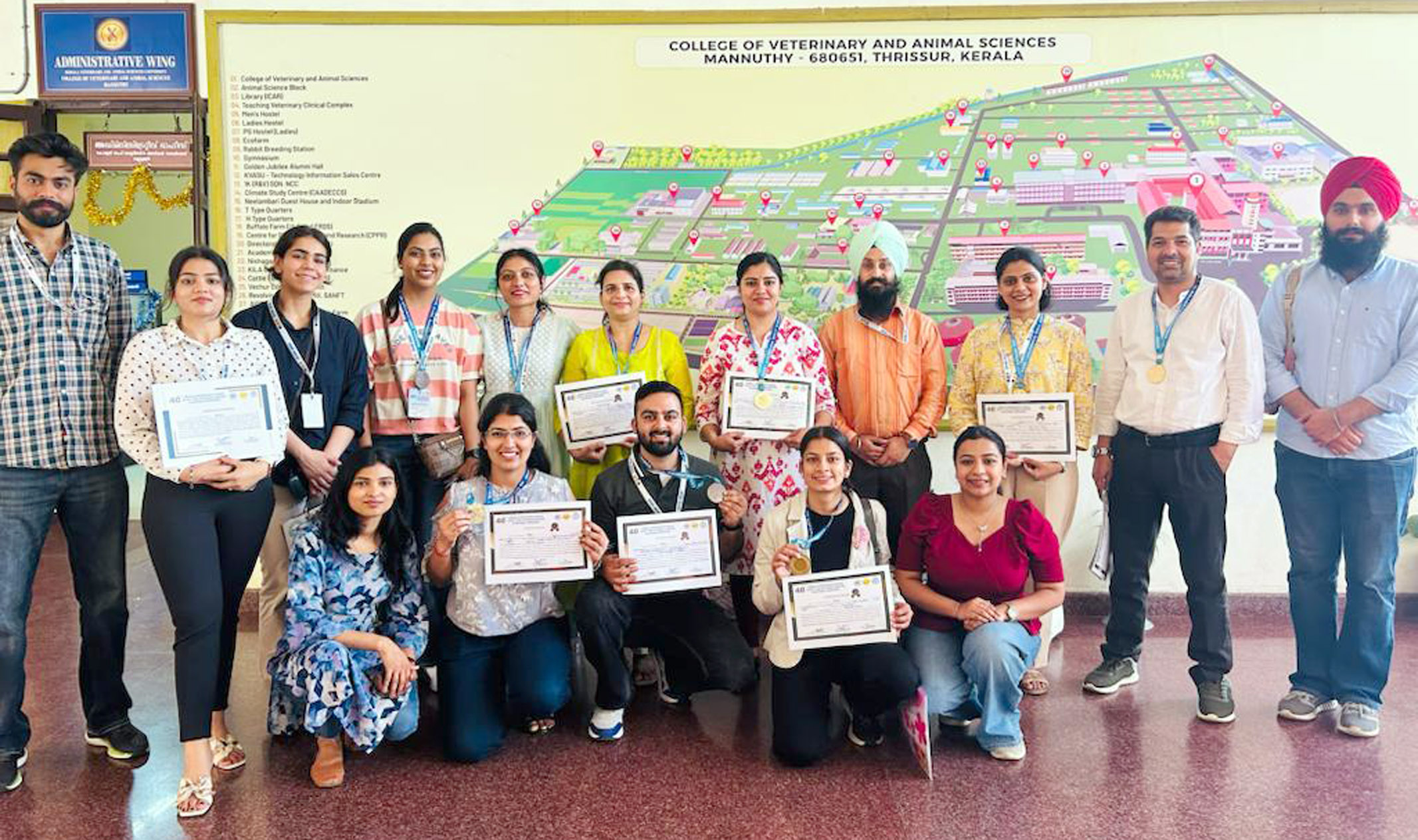 राष्ट्रीय सम्मेलन में वेटरनरी विश्वविद्यालय के शिक्षकों एवं विद्यार्थियों को प्राप्त हुए महत्वपूर्ण पुरस्कार
